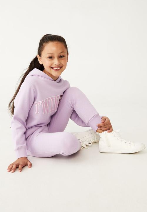 Cotton On - Marlo trackpant - lilac drop