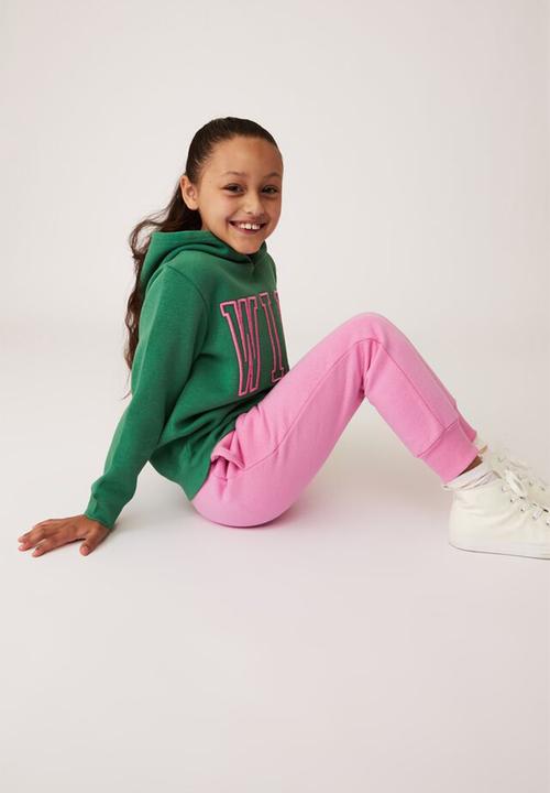 Cotton On - Marlo trackpant - pink gerbera