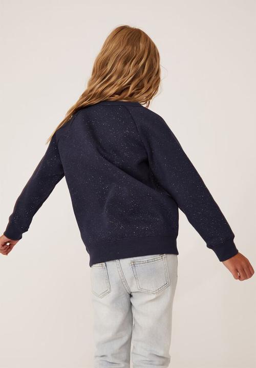 Cotton On - Mila crew - indigo &  glitter