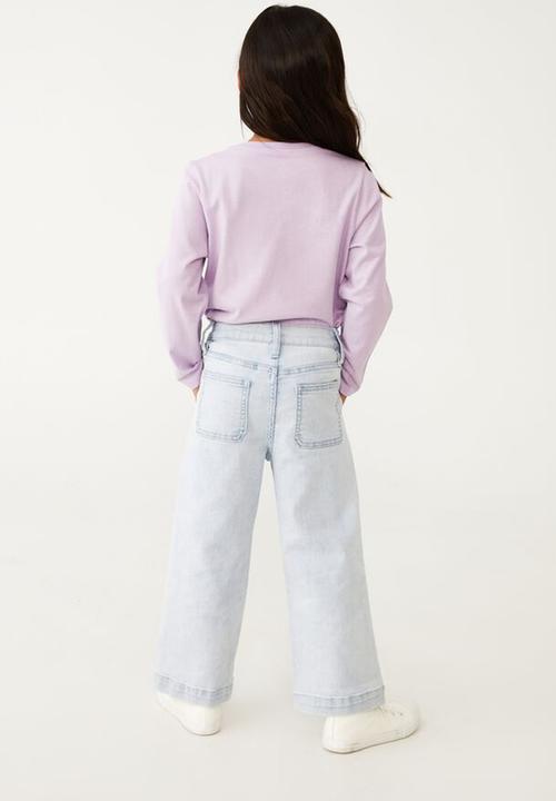 Cotton On - Penelope long sleeve tee - lilac drop & unicorn garden