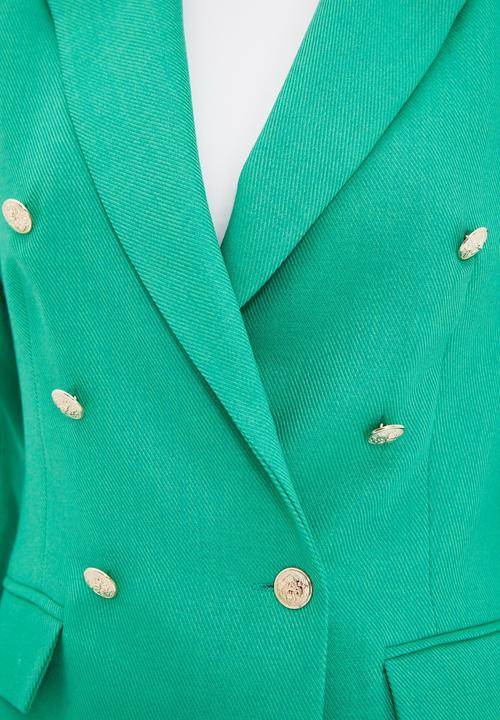 Trendyol - Button detailed jacket - emerald