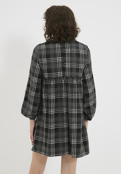 Trendyol - Checked wide cut dress - multi