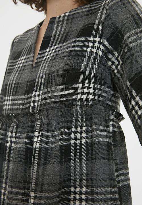 Trendyol - Checked wide cut dress - multi