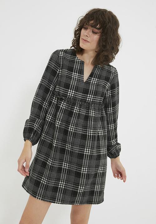 Trendyol - Checked wide cut dress - multi
