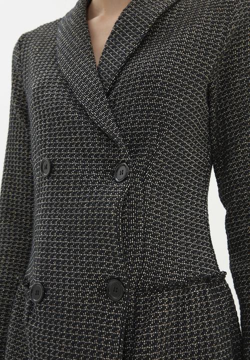 Trendyol - Jacket dress dress - black
