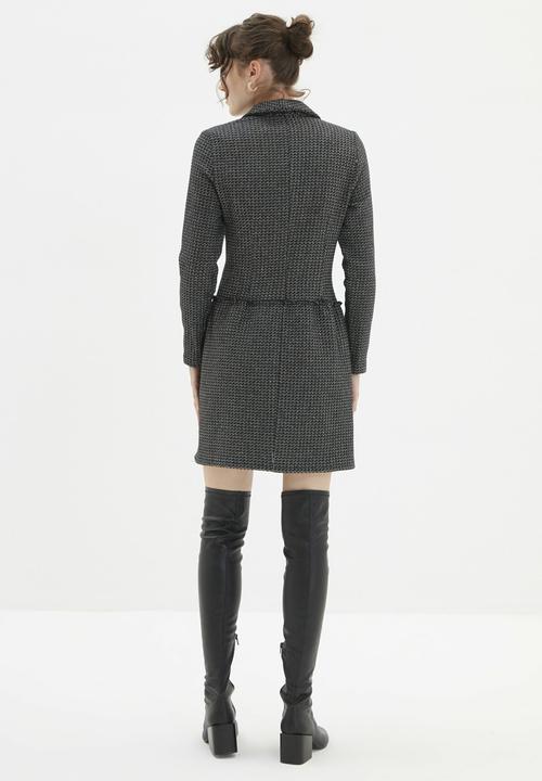 Trendyol - Jacket dress dress - black