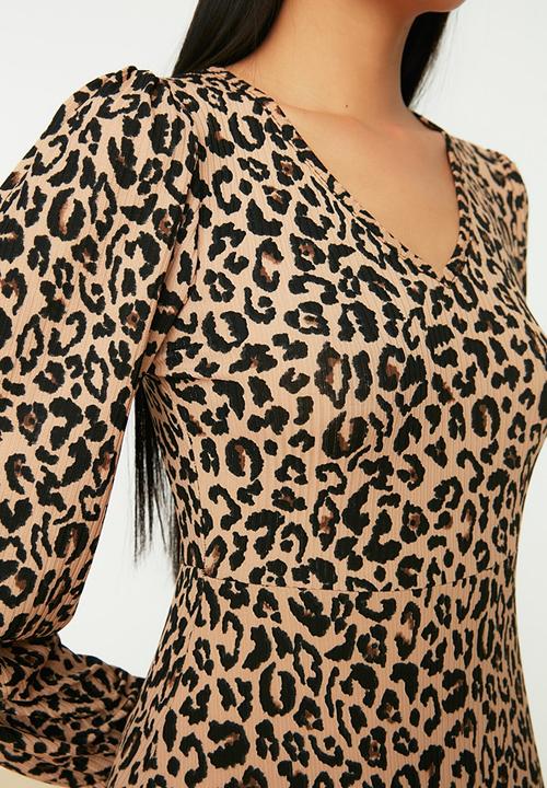 Trendyol - Knitted dress  - brown