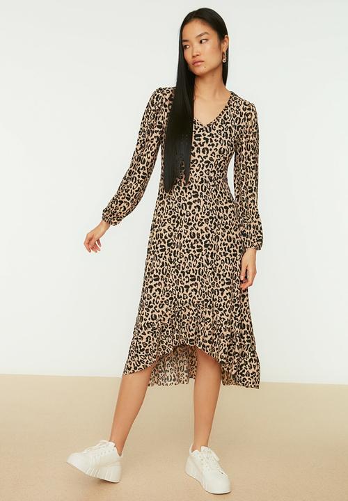 Trendyol - Knitted dress  - brown