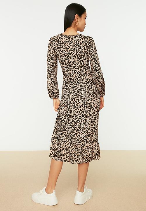 Trendyol - Knitted dress  - brown