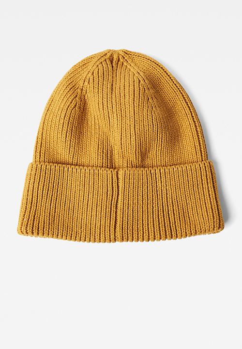 G-STAR - Effo long label beanie - yellow