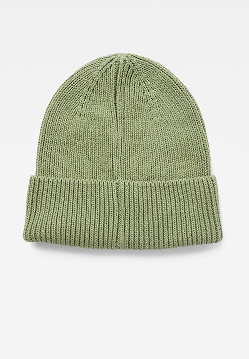 G-STAR - Effo long label beanie - light green frost