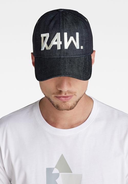 G-STAR - Avernus logo aw baseball cap - raw denim