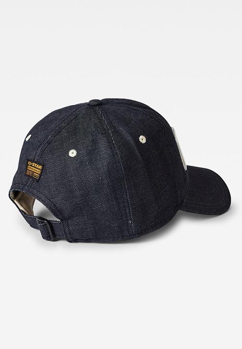 G-STAR - Avernus logo aw baseball cap - raw denim