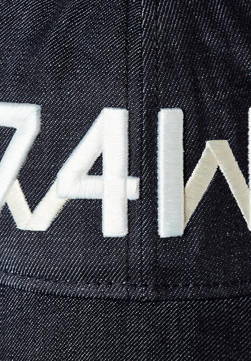 G-STAR - Avernus logo aw baseball cap - raw denim