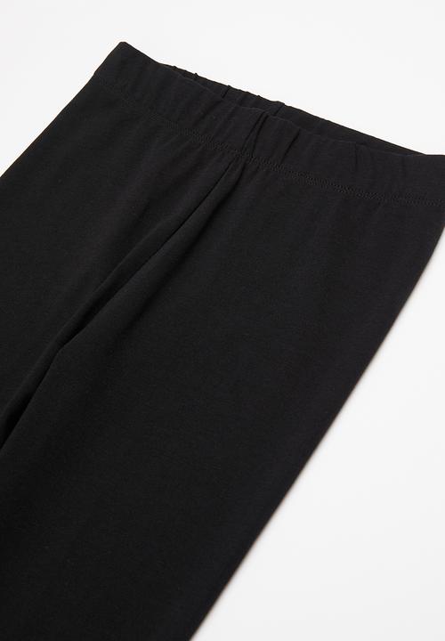 SISSY BOY - Leggings with holographic foil print - black