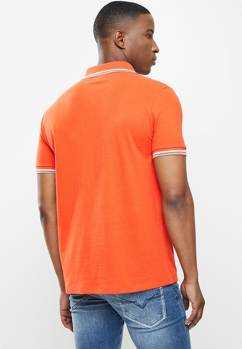 GUESS - Guess short sleeve golfer - orange