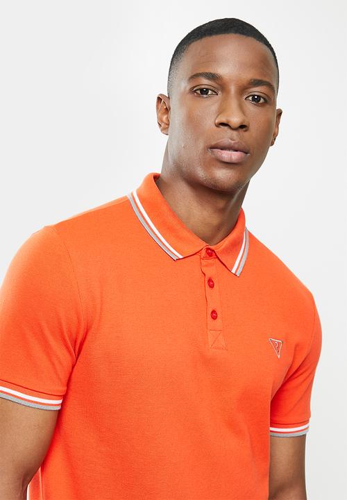 GUESS - Guess short sleeve golfer - orange