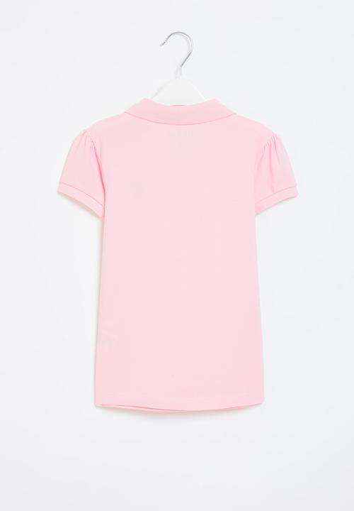 GUESS - Short sleeve classic golfer - alabaster pink