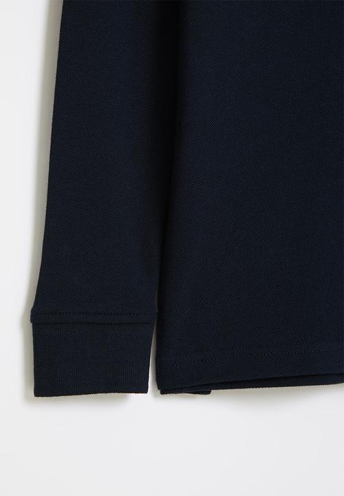 POLO - Boys classic long sleeve golfer - navy