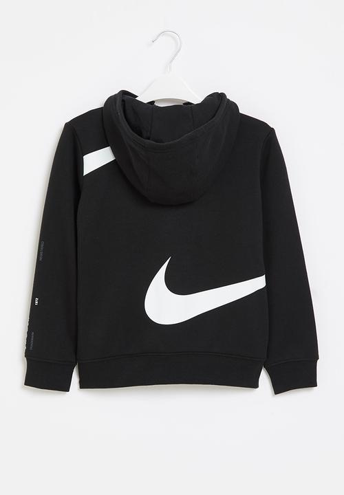 Nike - Nkb swoosh full zip hoodie - black