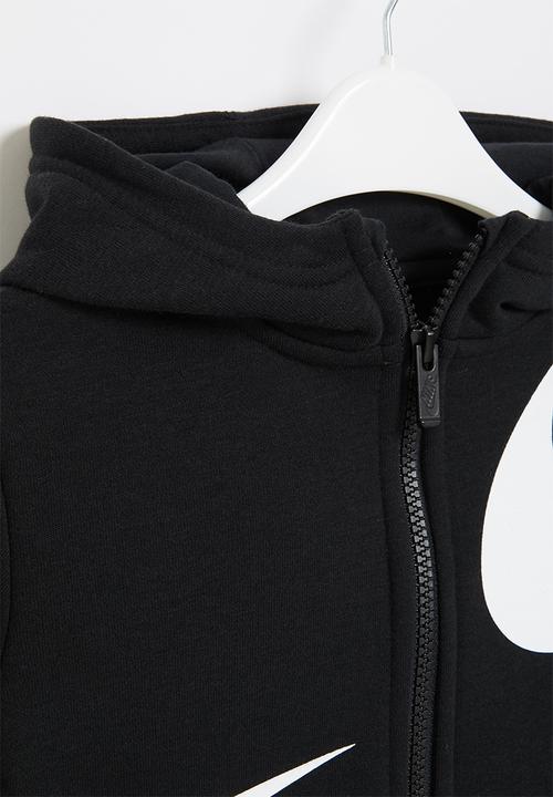 Nike - Nkb swoosh full zip hoodie - black