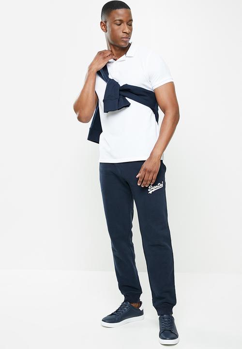 Superdry. - Classic pique short sleeve polo - white