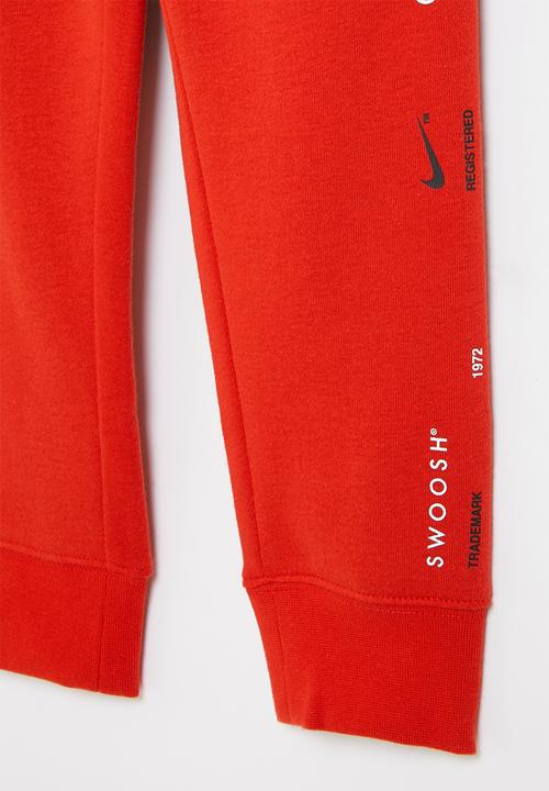 Nike - Nkb swoosh jogger - university red