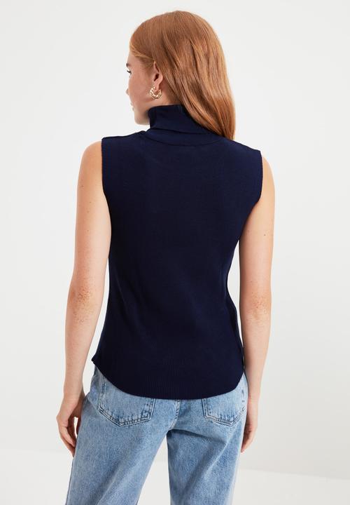 Trendyol - Knitwear - blouse - navy