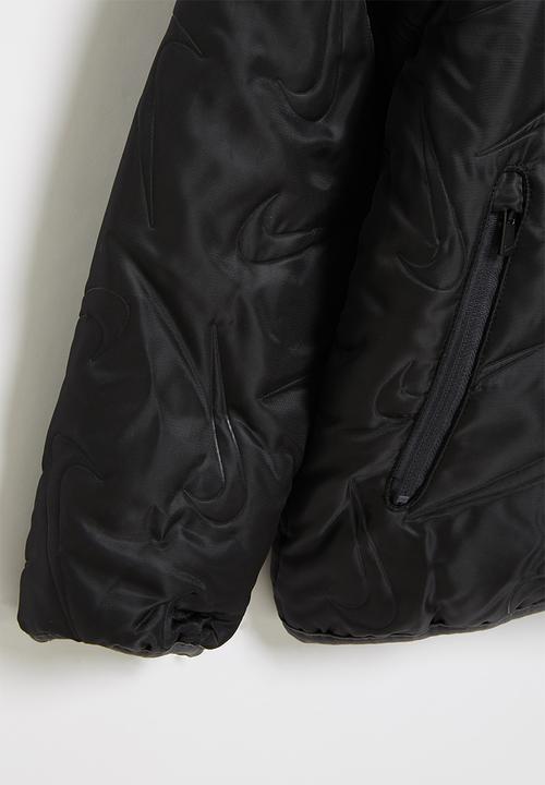 Nike - Nkn swoosh quilted puffer jckt - black