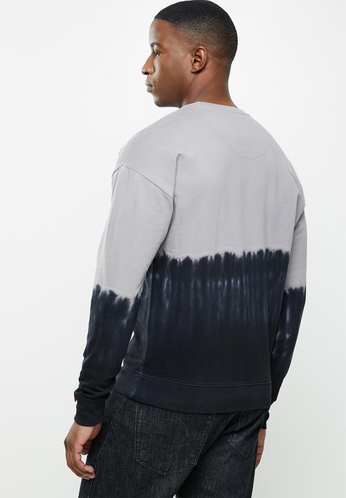S.P.C.C - Rutledge regular fit crew neck sweat  - silver grey
