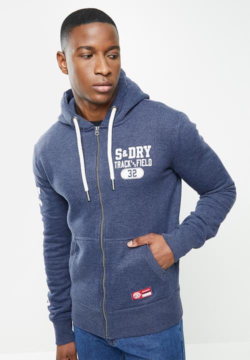 Superdry. - T&f ziphood - princedom blue 