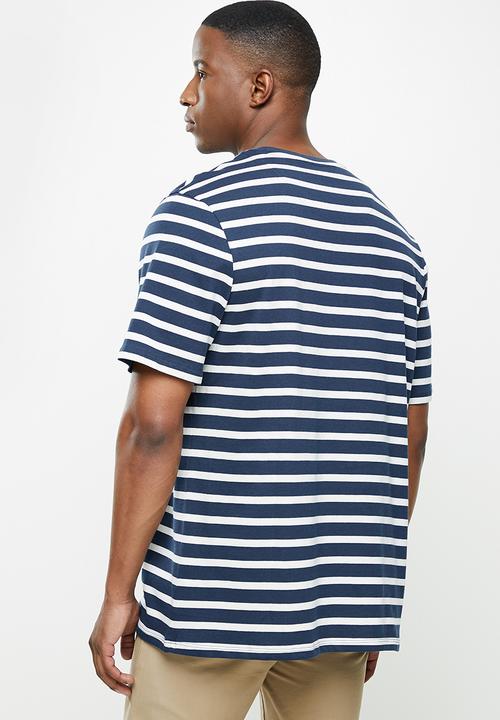 Pringle of Scotland - T-shirt - navy & white