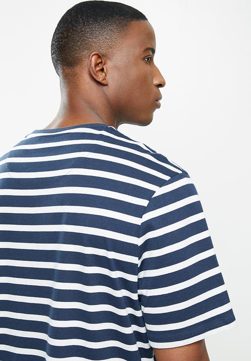 Pringle of Scotland - T-shirt - navy & white
