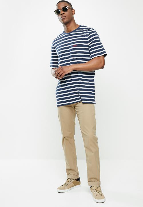 Pringle of Scotland - T-shirt - navy & white