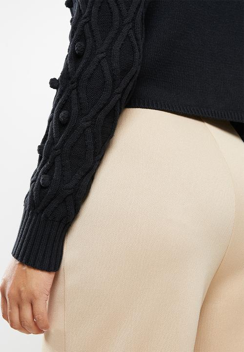 Glamorous - Button down cardi - black