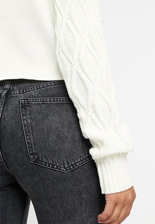 Glamorous - Button down cardi - cream