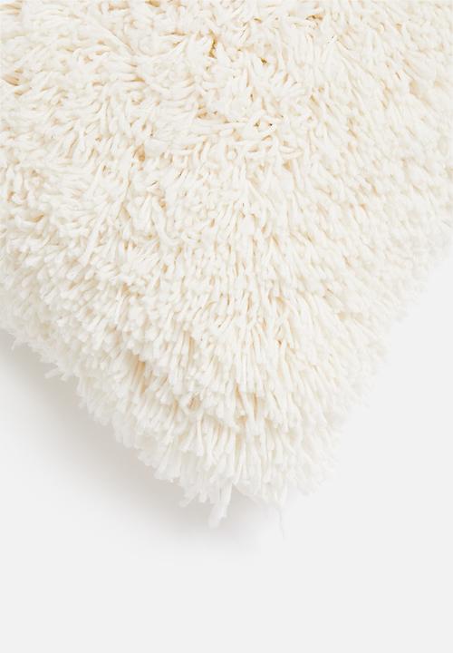 Sixth Floor - Shaggy cushion cover - natural