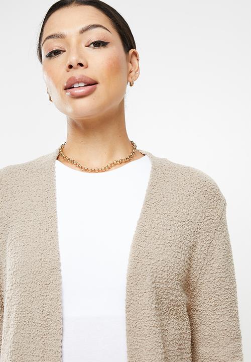Glamorous - Maxi cardi - stone