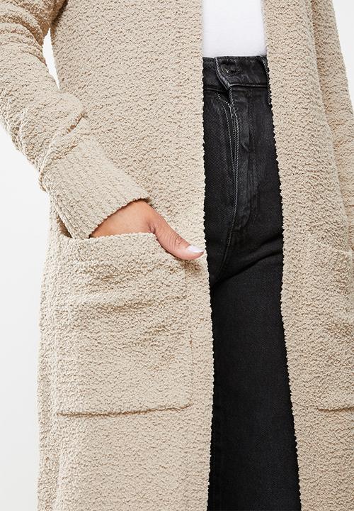 Glamorous - Maxi cardi - stone
