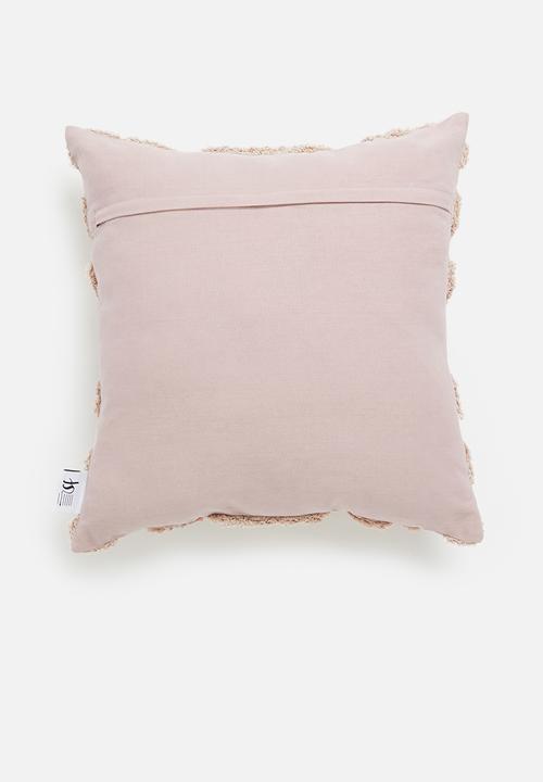 Sixth Floor - Faye tuft cushion cover - rose