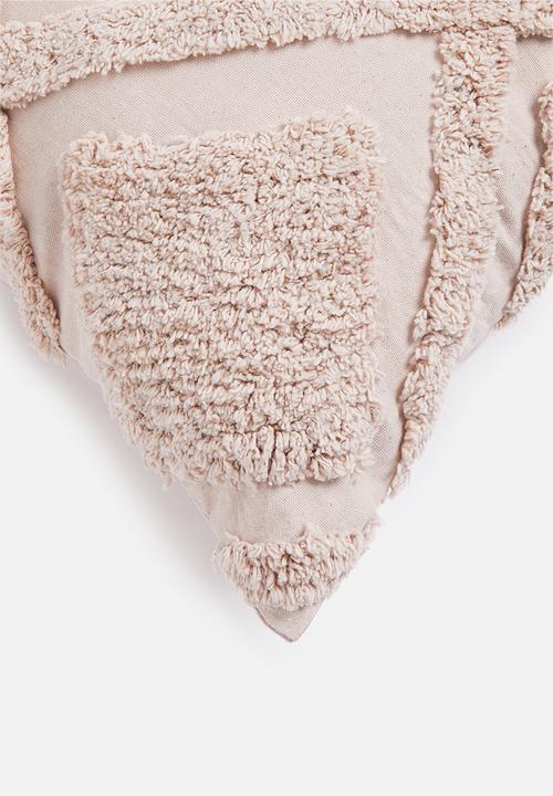 Sixth Floor - Faye tuft cushion cover - rose