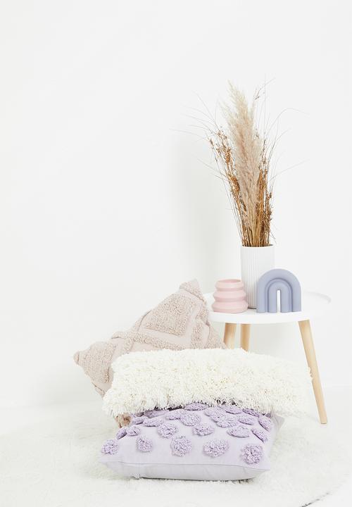 Sixth Floor - Faye tuft cushion cover - rose
