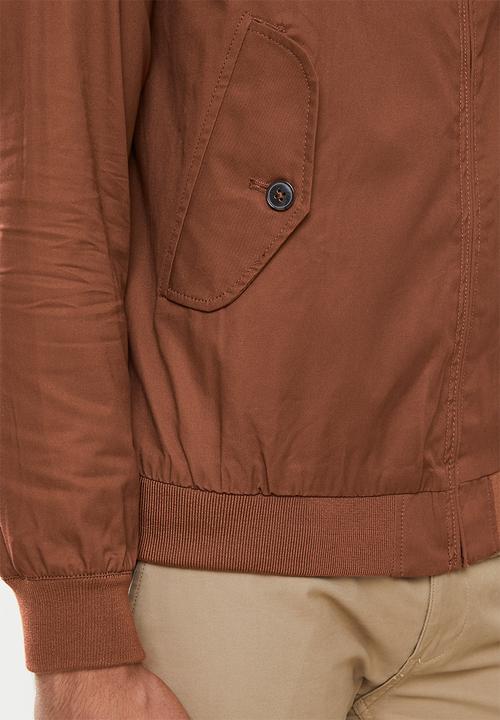Ben Sherman - Signature harrington jacket - brick red