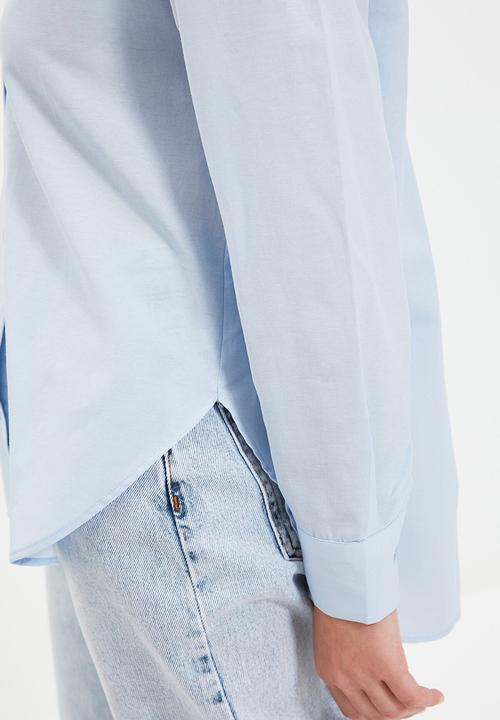 Trendyol - Loose fit shirt  - blue