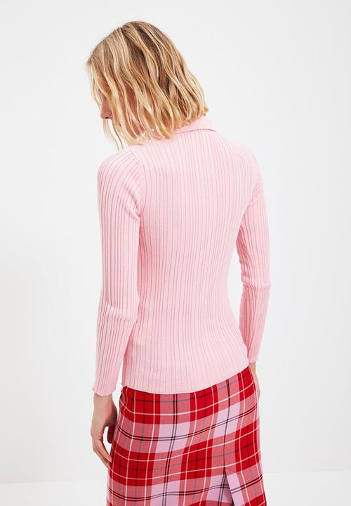 Trendyol - Knitwear cardigan - pink