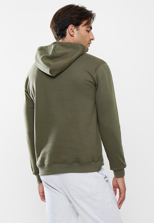 Cotton On - Graphic fleece pullover - military & stockholm sessions