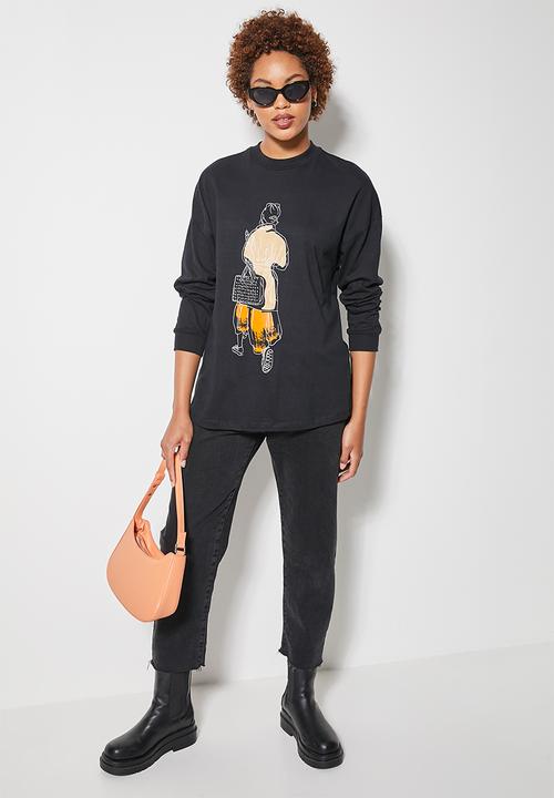 Superbalist - Long sleeve graphic tee - walking street style