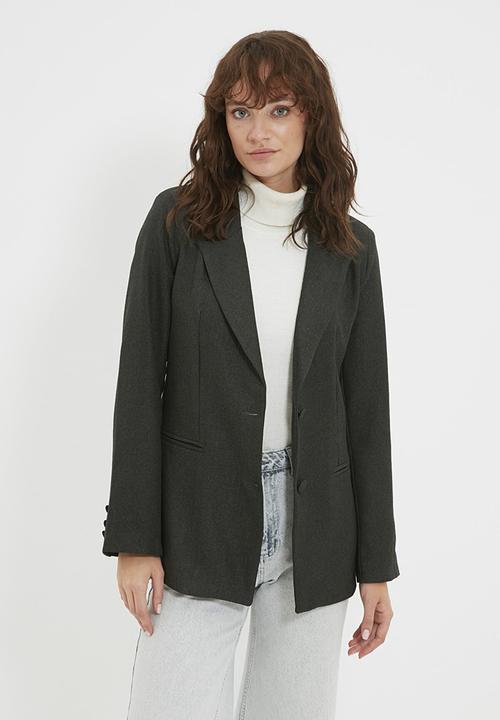 Trendyol - Buttoned blazer - grey