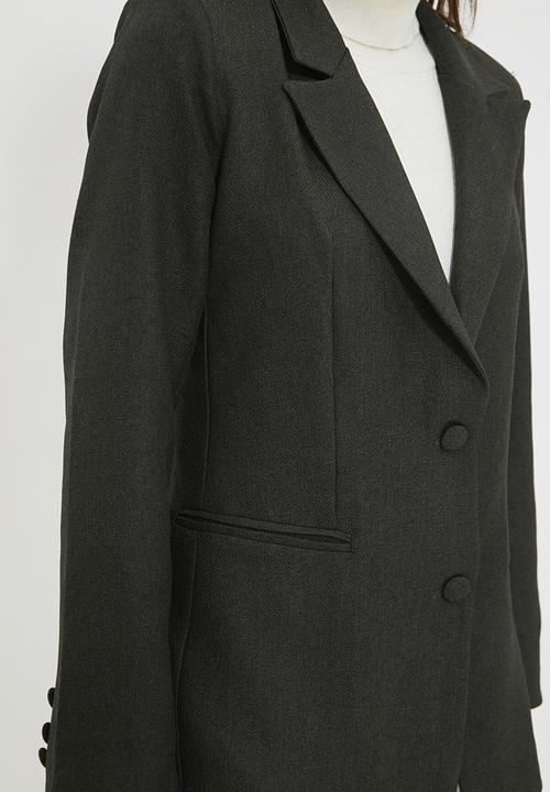 Trendyol - Buttoned blazer - grey
