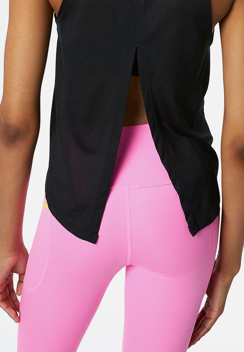 New Balance  - Relentless knit crop tank - black